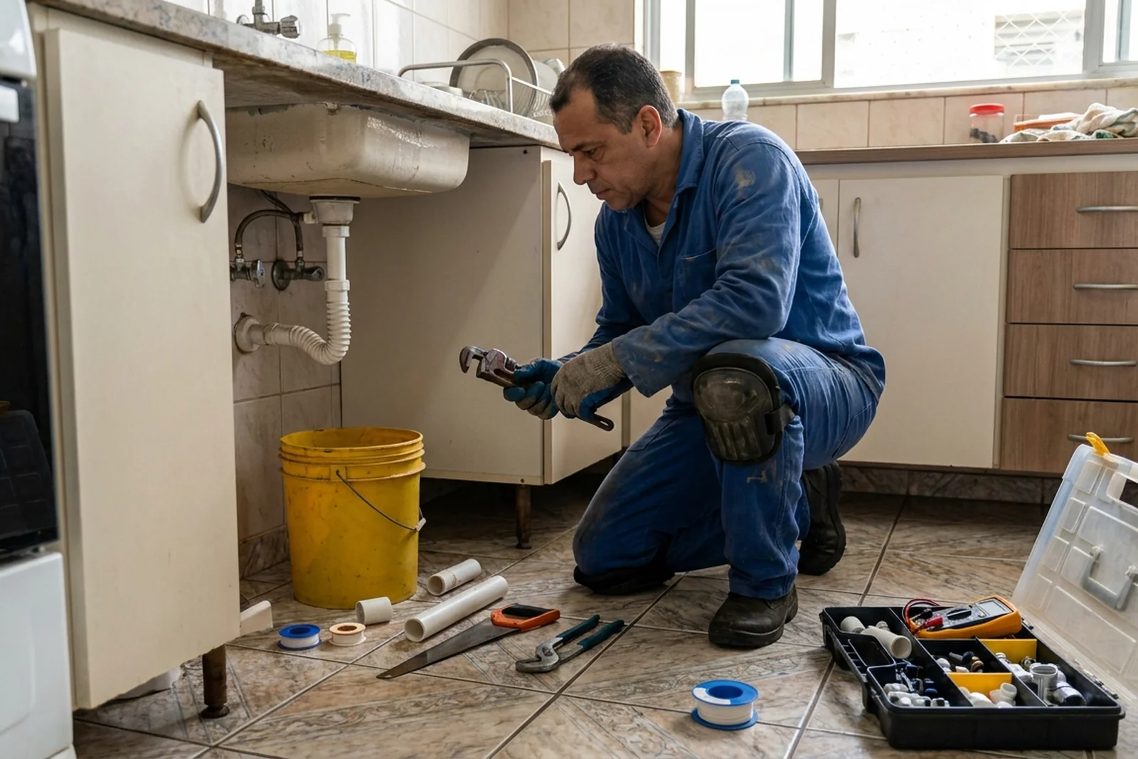 Reparos hidráulicos e detecção de vazamento em Aparecida de Goiânia-GO